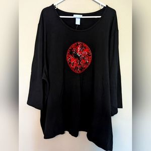 Liz&Me - Sport, black and red, size 4X